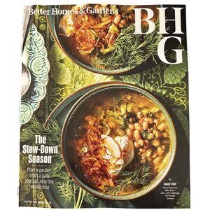 Better Homes Gardens Magazine BHG January/February 2026 Slow Down Season Recipes